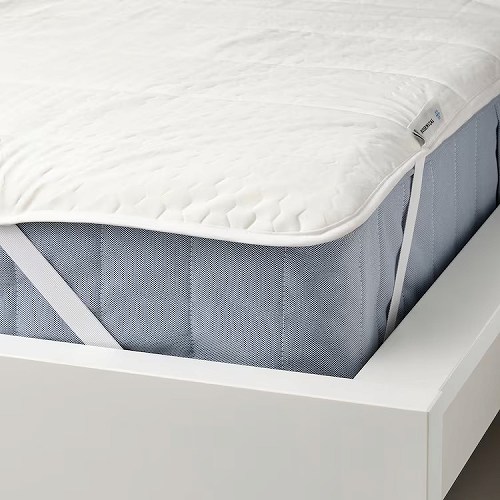 IKEA イケア マットレスプロテクター シングル 90x200cm m50530865 ROSENVIAL ローセンヴィアル 寝具 ベッドパッド 敷きパッド おしゃれ シンプル 北欧 かわいい
