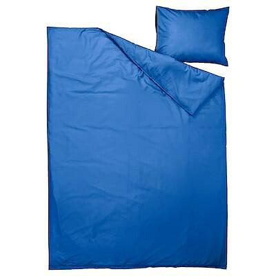 IKEA イケア 掛け布団カバー 枕カバー ブルー シングル IKEA イケア 掛け布団カバー 枕カバー ブルー シングル