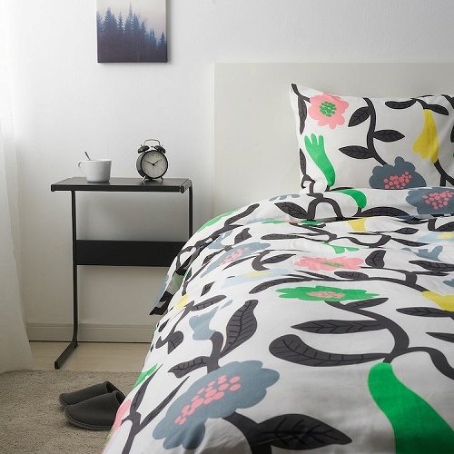 【あす楽】IKEA イケア ベッドリネン2点セット マルチカラー フローラルパターン シングル 150x200cm m60576928 BRUKSVARA ブルクスヴァーラ 寝具カバー シーツ 布団カバーセット おしゃれ シンプル 北欧 かわいい