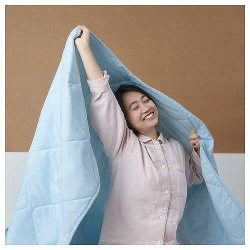 IKEA イケア 掛け布団 薄手 ライトブルー 150x200cm m80563067 BRUKSVARA ブルクスヴァーラ インテリア 寝具 収納 寝具 掛け布団 おしゃれ シンプル 北欧 かわいい