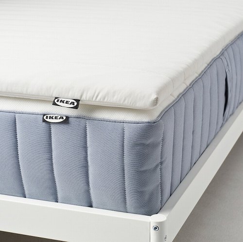 IKEA イケア マットレストッパー（パッド） ホワイト セミシングル 80x200cm m20570792 NASFJALLET ネスフェレット