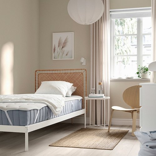 IKEA イケア マットレスプロテクター ホワイト シングル 90x200cm m40604201 KRANSSALVIA クランサルヴィア インテリア 寝具ベッドパッド 敷きパッド おしゃれ シンプル 北欧 かわいい