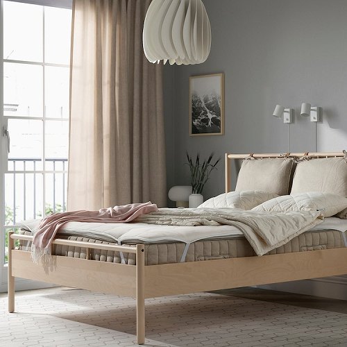 IKEA イケア マットレスプロテクター ホワイト クィーン 160x200cm m80604204 KRANSSALVIA クランサルヴィア インテリア 寝具ベッドパッド 敷きパッド おしゃれ シンプル 北欧 かわいい