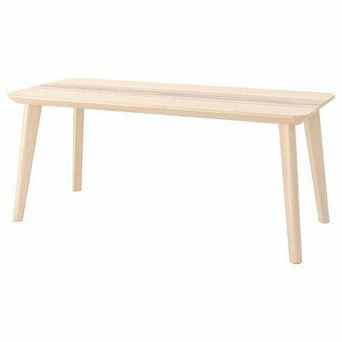 IKEA イケア コーヒーテーブル アッシュ材突き板 118x50cm big10353063 LISABO リーサボー インテリア 家具 テーブル 机 センターテーブル ローテーブル おしゃれ シンプル 北欧 かわいい