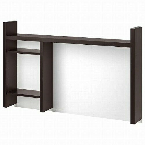 IKEA (イケア)のIKEA イケア 追加ユニット 高 ブラックブラウン 105x65cm big10354270 MICKE ミッケ 家具 子供部屋用インテリア 収納 学習机 勉強机 おしゃれ シンプル 北欧 かわいい(子供用インテリア)