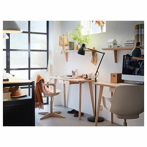IKEA イケア デスク アッシュ材突き板 118x45cm big10361746 LISABO リーサボー インテリア 家具 デスク 机 パソコンデスク おしゃれ シンプル 北欧 かわいい