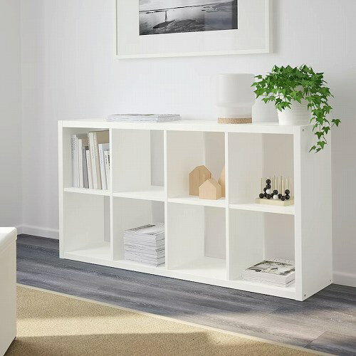 IKEA イケア シェルフユニット ホワイト 69x132cm big10378006 FLYSTA フリスタ インテリア 収納家具 本棚 ラック カラーボックス オープンラック おしゃれ シンプル 北欧 かわいい