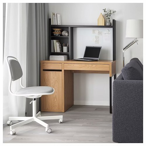 IKEA イケア デスク オーク調 105x50cm big20395053 MICKE ミッケ 家具 子供部屋用インテリア 収納 学習机 勉強机 おしゃれ シンプル 北欧 かわいい