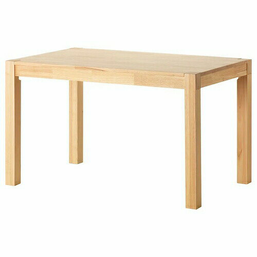 IKEA (イケア)のIKEA イケア テーブル ゴムノキ 125x75cm big60237783 NORDBY ノールドビー インテリア 家具 テーブル 机 ダイニングテーブル おしゃれ シンプル 北欧 かわいい(テーブル)