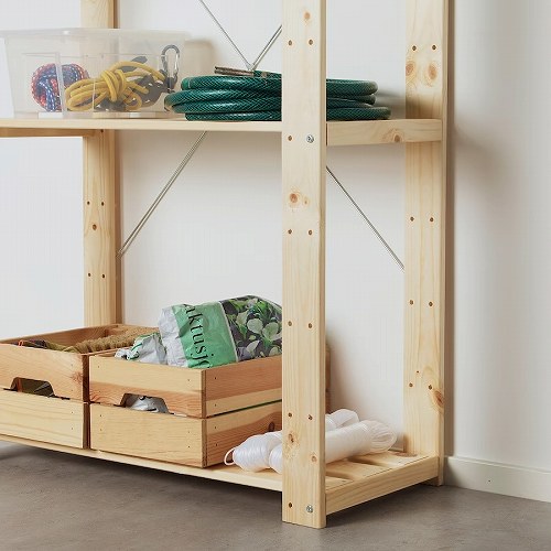 IKEA イケア 支柱 ソフトウッド 171cm 2 ピース big80286678 HEJNE ヘイネ インテリア 収納家具 本棚 ラック カラーボックス おしゃれ シンプル 北欧 かわいい 部品