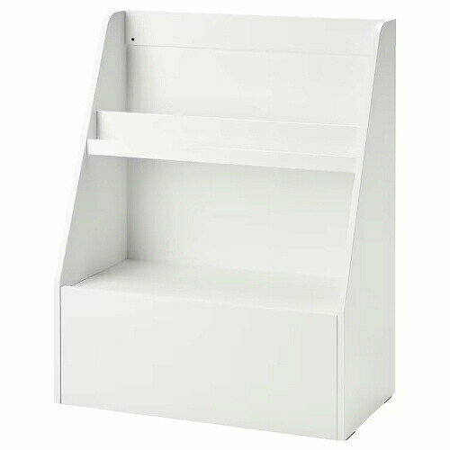 IKEA (イケア)のIKEA イケア ブックディスプレイ 収納付き ホワイト 白big80472703 BERGIG ベリグ 収納家具 子供部屋用インテリア 絵本棚 おしゃれ シンプル 北欧 かわいい(子供用インテリア)