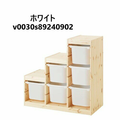 【セット商品】IKEA イケア 収納コンビネーション パイン ボックスMサイズx6個 94x44x91cm v0030 TROFAST トロファスト 収納 家具 子供部屋用インテリア おもちゃ箱 おしゃれ シンプル 北欧 かわいい