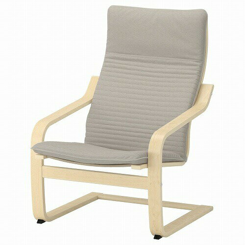 IKEA (イケア)の【セット商品】IKEA イケア パーソナルチェア バーチ材突き板 クニーサ ライトベージュ big19240788 POANG ポエング インテリア 家具 イス 椅子 ラウンジチェア おしゃれ シンプル 北欧 かわいい(チェア・椅子)
