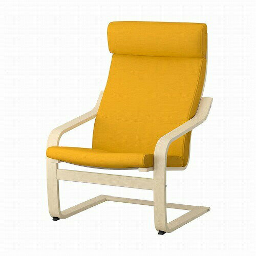 IKEA (イケア)の【セット商品】IKEA イケア パーソナルチェア バーチ材突き板 スキフテボー イエロー big29387077 POANG ポエング インテリア 家具 イス 椅子 ラウンジチェア おしゃれ シンプル 北欧 かわいい(チェア・椅子)