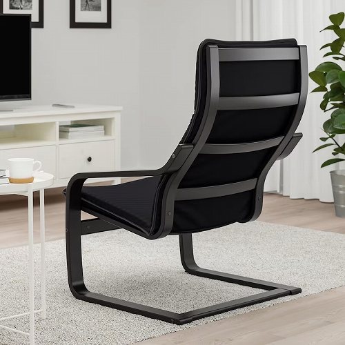 【セット商品】IKEA イケア パーソナルチェア ブラックブラウン クニーサ ブラック big39240829 POANG ポエング インテリア 家具 イス 椅子 ラウンジチェア おしゃれ シンプル 北欧 かわいい