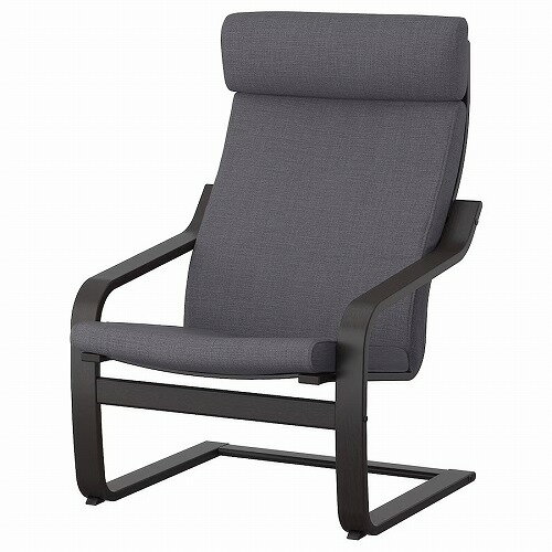 IKEA (イケア)の【セット商品】IKEA イケア パーソナルチェア ブラックブラウン スキフテボー ダークグレー big39388463 POANG ポエング インテリア 家具 イス 椅子 ラウンジチェア おしゃれ シンプル 北欧 かわいい(チェア・椅子)
