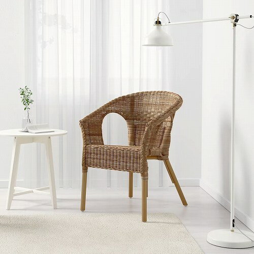 IKEA イケア チェア 籐 竹 big70158134 AGEN アーゲン インテリア 家具 イス 椅子 ラウンジチェア パーソナルチェア おしゃれ シンプル 北欧 かわいい