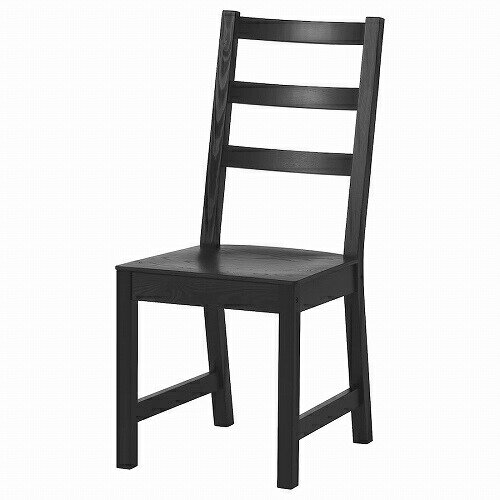 IKEA (イケア)のIKEA イケア チェア ブラック 黒 big70369546 NORDVIKEN ノルドヴィーケン インテリア 家具 イス 椅子 ダイニングチェア おしゃれ シンプル 北欧 かわいい(チェア・椅子)