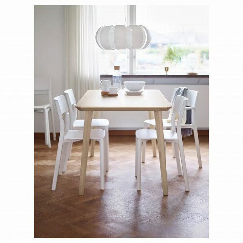 IKEA イケア チェア ホワイト big80246079 JANINGE ヤニンゲ インテリア 家具 イス 椅子 ダイニングチェア おしゃれ シンプル 北欧 かわいい