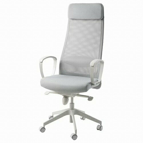 IKEA (イケア)のIKEA イケア オフィスチェア ヴィースレ ライトグレー big90521859 MARKUS マルクス インテリア オフィス家具 イス 椅子 オフィスチェア デスク用チェア おしゃれ シンプル 北欧 かわいい(チェア・椅子)