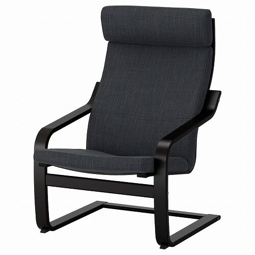 IKEA (イケア)の【セット商品】IKEA イケア パーソナルチェア ブラックブラウン ヒッラレド チャコール big99197781 POANG ポエング インテリア 家具 イス 椅子 ラウンジチェア おしゃれ シンプル 北欧 かわいい(チェア・椅子)