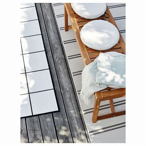 IKEA イケア ベンチ 屋外用 ライトブラウンステイン 120cm big10510341 NAMMARO ネ...