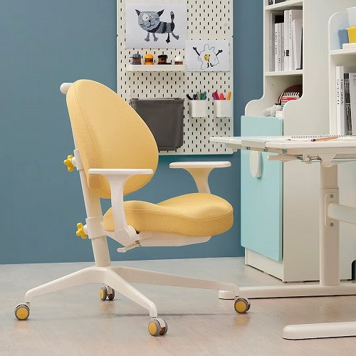 IKEA イケア 子ども用デスクチェア イエロー big60527872 GUNRIK グンリーク 子供部屋用インテリア 家具 イス 椅子 学習チェア おしゃれ シンプル 北欧 かわいい