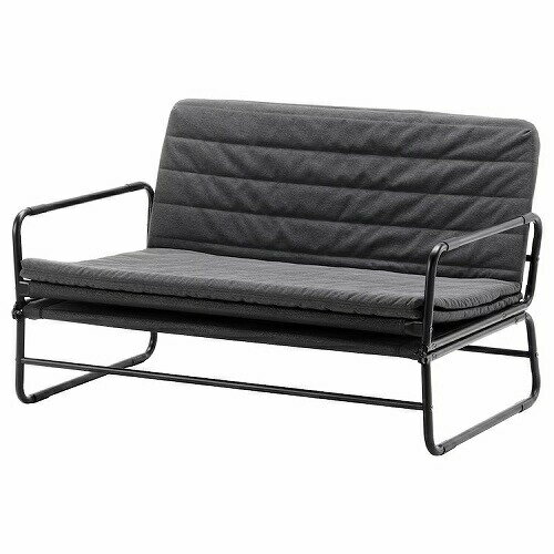 IKEA (イケア)のIKEA イケア ソファベッド クニーサ ダークグレー ブラック 120cm big80361494 HAMMARN ハッマルン インテリア 家具 折りたたみベッド ベッドフレーム おしゃれ シンプル 北欧 かわいい(ベッド)