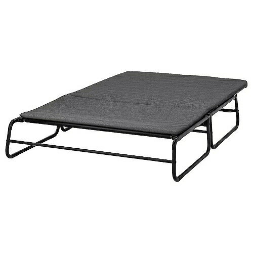 IKEA イケア ソファベッド クニーサ ダークグレー ブラック 120cm big80361494 HAMMARN ハッマルン インテリア 家具 折りたたみベッド ベッドフレーム おしゃれ シンプル 北欧 かわいい