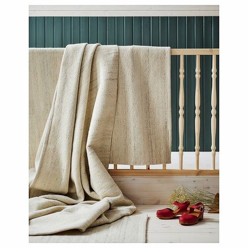 IKEA イケア ラグ 平織り ベージュ 80x150cm big90561869 TIDTABELL ティードタベル インテリア カーペット マット 畳 絨毯 おしゃれ シンプル 北欧 かわいい