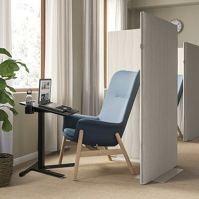 IKEA イケア ラップトップテーブル キャスター付き ブラック 66x50cm big20515593 MITTZON ミッツォーン インテリア 寝具 収納 デスク パソコンデスク おしゃれ シンプル 北欧 かわいい