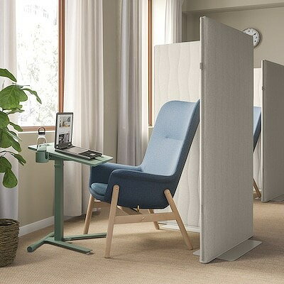 IKEA イケア ラップトップテーブル キャスター付き グリーン 66x50cm big90519111 MITTZON ミッツォーン インテリア 寝具 収納 デスク パソコンデスク おしゃれ シンプル 北欧 かわいい