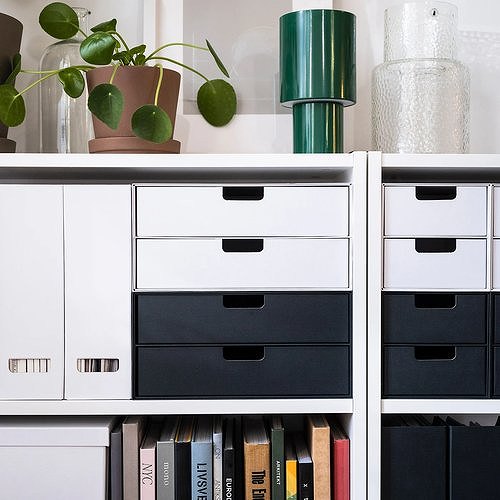 IKEA イケア ミニチェスト（引き出し×2） ホワイト 32x25 cm m30596918 FJADERHARVフィェデルハルヴ 日用品雑貨 文房具 手芸 生活雑貨 収納用品 その他 おしゃれ シンプル 北欧 かわいい clair-kobe-10031357 株式会社クレール サンプル画像3