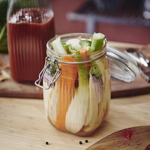 IKEA イケア ふた付き容器 クリアガラス 1 l m30598535 KOSSEBARショッセベール キッチン用品 食器 調理器具 保存容器 調味料入れ その他 おしゃれ シンプル 北欧 かわいい