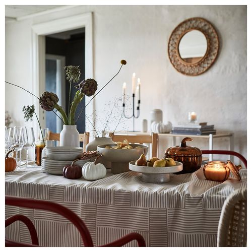 IKEA イケア テーブルクロス ベージュ 145x240 cm m30600312 HOSTAGILLEホスタジレ キッチン用品 食器 調理器具 配膳用品 キッチンファブリック テーブルランナー テーブルセンター おしゃれ シンプル 北欧 かわいい