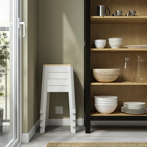 IKEA イケア スツール ホワイト/パイン材 m10610086 TRANNOトレノー インテリア 寝具 収納 イス チェア その他 おしゃれ シンプル 北欧 かわいい