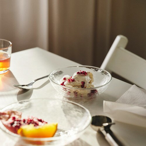 IKEA イケア 深皿 ガラス/透明 19 cm m30607380 STRANDKRABBAストランドクラッバ キッチン用品 食器 調理器具 食器 カトラリー グラス 食器 スープボウル カップ おしゃれ シンプル 北欧 かわいい