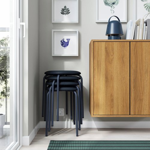 IKEA イケア スツール ダークブルー/レマルン ダークブルー m50605281 GULTARPグルタルプ インテリア 寝具 収納 イス チェア その他 おしゃれ シンプル 北欧 かわいい