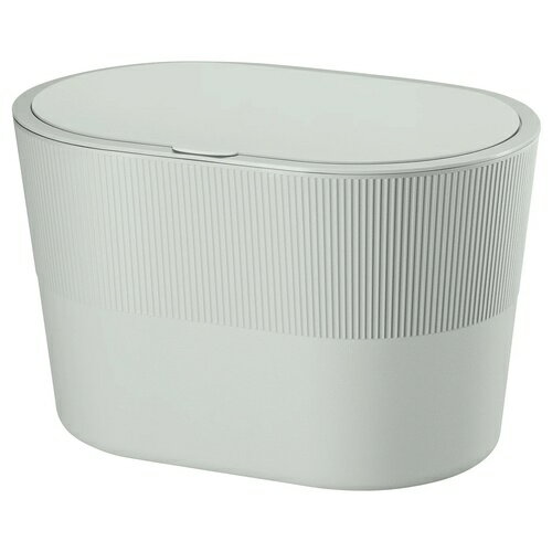 IKEA (イケア)のIKEA イケア ゴミ箱 ふた付き 粘着式/グリーン 4 l fp10594623 KINNASJO シンナショー(インテリア雑貨)