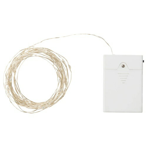 IKEA (イケア)のIKEA イケア LEDライトチェーン 全40球 電池式 m20599187 STRALA ストローラ(ライト・照明)