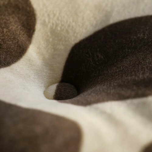 IKEA (イケア)の【カバーのみ】IKEA イケア スツール用カバー ベージュ ブラウン/キリンの模様 38 cm m60603234 SANDLOPARE サンドローパレ(子供用インテリア)