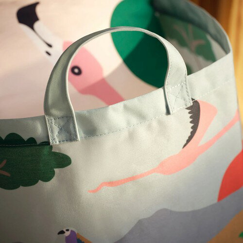 IKEA イケア 収納バッグ マルチカラー/サバンナ m60612709 SANDLOPARE サンドローパレ