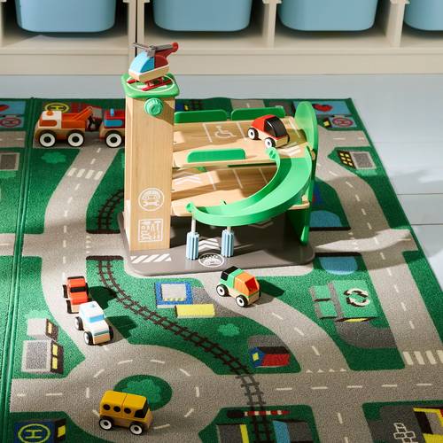 IKEA イケア ラグ グリーン 75x133 cm 75x133 cm m80615090 LILLABO リラブー