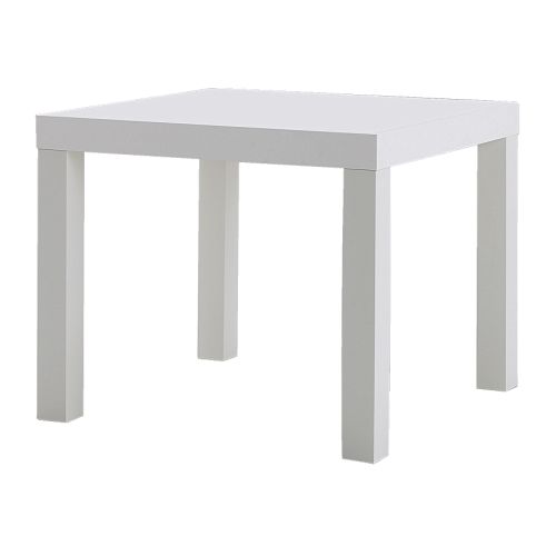 IKEA イケア LACK サイドテーブル ホワイト 白 55x55 cm a70352937の写真