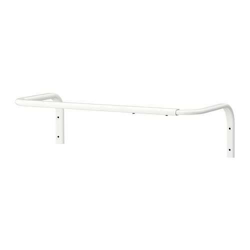 【あす楽】IKEA イケア ハンガーレール ホワイト 白 60-90cm a10179436 MULIG ムーリッグ インテリア 収納家具 ハンガーラック おしゃれ シンプル 北欧 かわいい