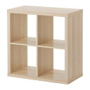 【あす楽】IKEA イケア シェルフユニット ホワイトステインオーク調 77x77cm b90362921 KALLAX カラックス インテリア 収納家具 本棚 オープンラック おしゃれ シンプル 北欧 かわいい