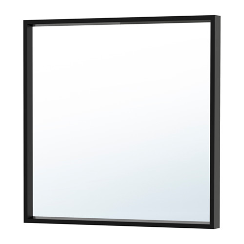 IKEA (イケア)の【あす楽】IKEA イケア ミラー 鏡 ブラック 黒 65x65cm z50320315 NISSEDAL ニッセダール インテリア雑貨 カガミ 壁掛け ウォールミラー おしゃれ シンプル 北欧 かわいい バス リビング(インテリア雑貨)