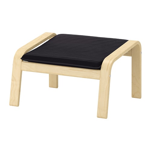 【あす楽】【クッションのみ】IKEA イケア オットマンクッション クニーサ ブラック 黒 55x59x4cm z00395153 POANG ポエング ソファ オットマン おしゃれ シンプル 北欧 かわいい 家具