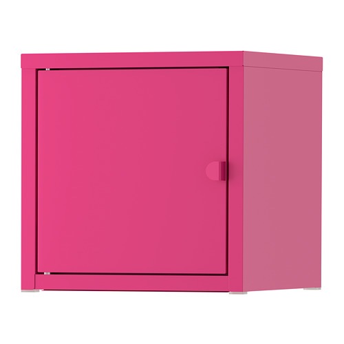 IKEA イケア LIXHULT リックスフルト キャビネット メタル ピンク z00399660