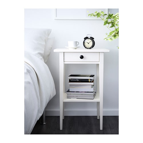 【あす楽】IKEA イケア ベッドサイドテーブル ホワイトステイン 46x35cm z10354091 HEMNES ヘムネス 寝具 収納 ナイトテーブル おしゃれ シンプル 北欧 かわいい 家具
